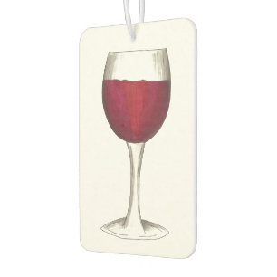 Red Wine Glass Wine Lover Winery Merlot Cabernet Car Air Freshener