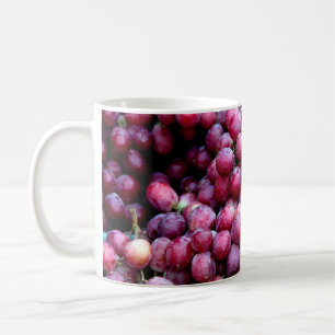 Red wine grapes coffee mug