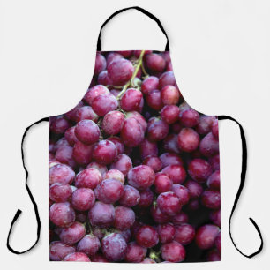 Red Wine Grapes: Luscious Background. Apron