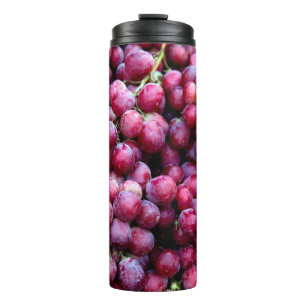 Red wine grapes thermal tumbler