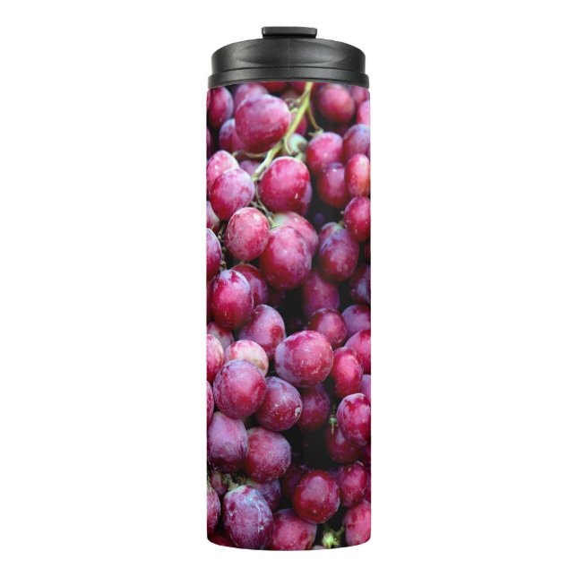 Red wine grapes thermal tumbler (Front)