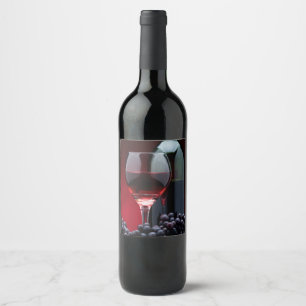 Red Wine Label