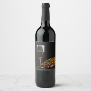 Red Wine Label