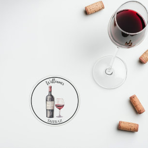 Red Wine Lover Coaster –  Personalized Wine 