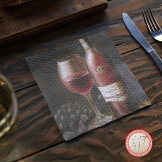 Red Wine Napkin