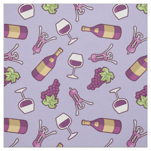 Red Wine Pattern Fabric