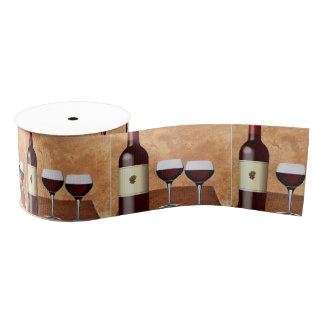Red Wine Ribbon Grosgrain Ribbon
