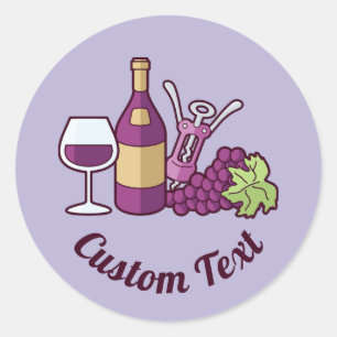 Red Wine Sticker