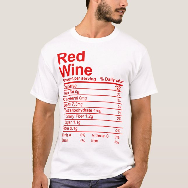 red wine T-Shirt (Front)