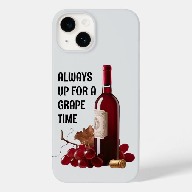 Red Wine Time Phone Case (Back)