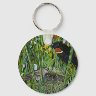 Red Wing Blackbird Key Ring