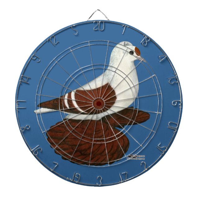 Red Wing Pigeon Dartboard (Front)