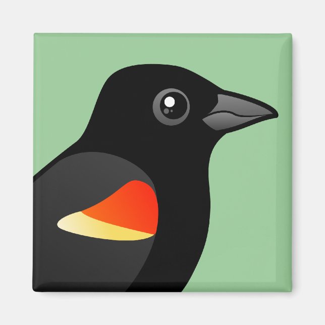 Red-winged Blackbird Magnet (Front)