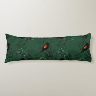 Red-Winged Blackbird Pattern Body Cushion