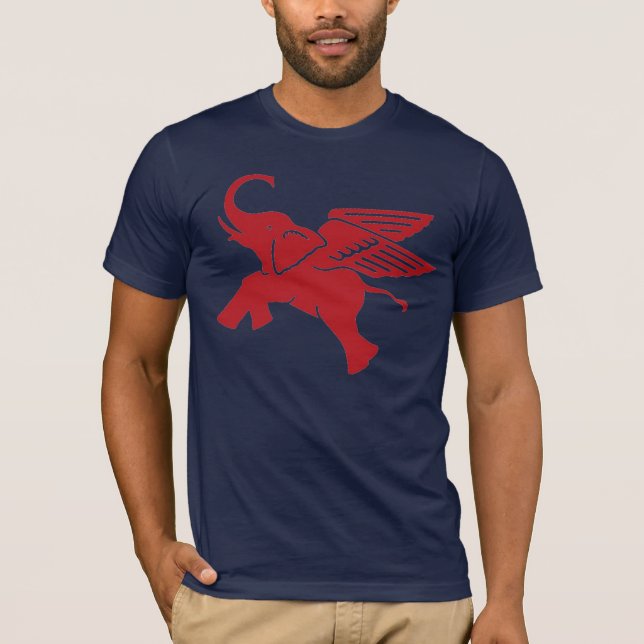 Red winged elephant T-Shirt (Front)
