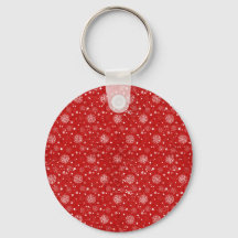 Red Winter Keychain