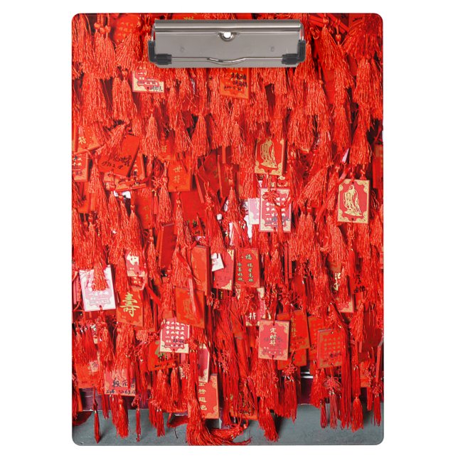 Red Wishes Clipboard (Front)