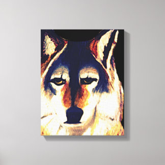 RED WOLF canvas Print