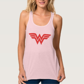 Red Wonder Woman Logo Singlet