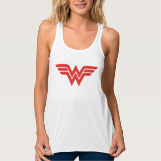 Red Wonder Woman Logo Singlet