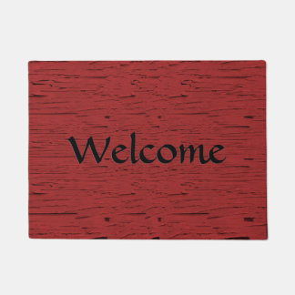 Red Wood Doormat