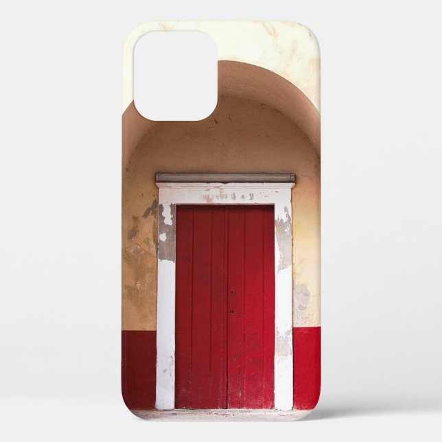 RED WOODEN DOOR Case-Mate iPhone CASE (Back)