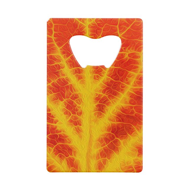 Red & Yellow Aspen Leaf #10 (Front)