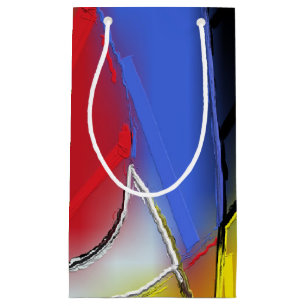 Red, Yellow, Black and Blue gift bag