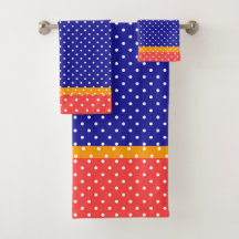 Red Yellow Blue Polka Dot 