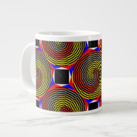 Red Yellow Blue Spiral by Kenneth Yoncich