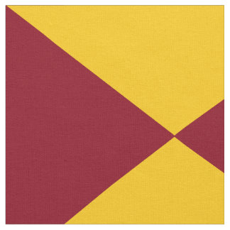 Red, yellow, diamond fabric