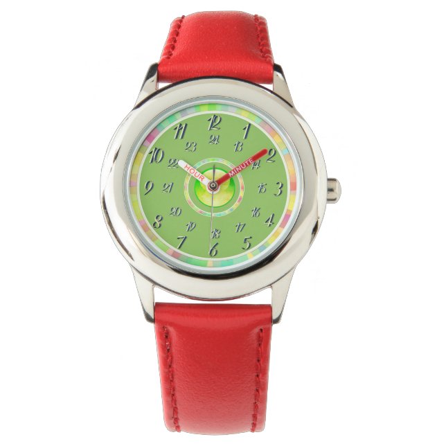 Red Yellow Green Watch (Front)