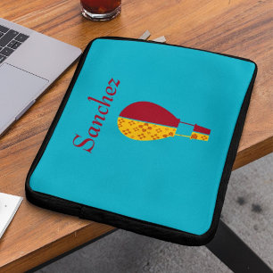 Red Yellow New Mexico Zia Hot Air Balloon Laptop Sleeve