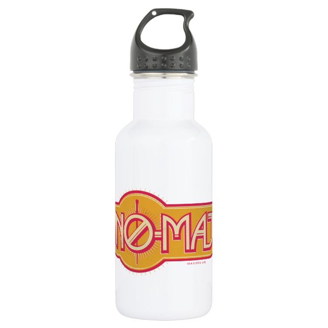Red & Yellow NO-MAJ™ Badge 532 Ml Water Bottle (Front)
