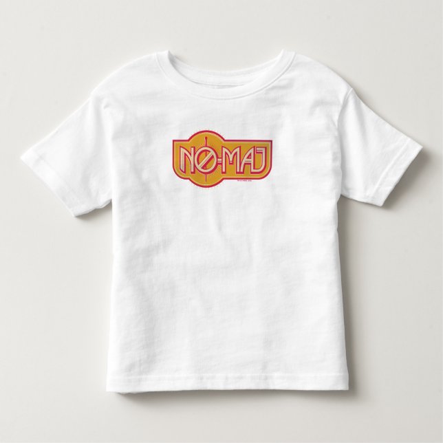 Red & Yellow NO-MAJ™ Badge Toddler T-Shirt (Front)