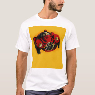 Red Yellow Old Auto Racing Car T-Shirt