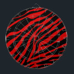 red zebra dartboard<br><div class="desc">"red zebra ",   , zebra, "zebra stripes", "animal print", " zebra print" ,  "zebra pattern"  hipster ,   ,  striped,  "new wave" ,  retro stripes "red  stripes" ,  ,  trendy ,  "black red " , "black stripes"wildlife</div>