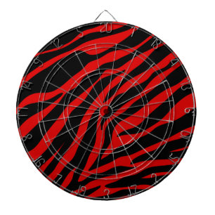 red zebra dartboard