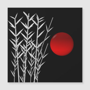 Red Zen Circle red sun symbol
