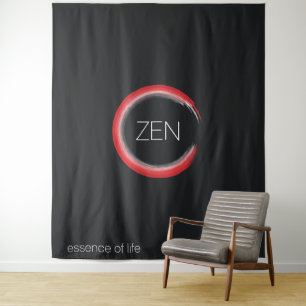 Red Zen Tapestry