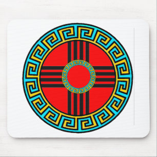 Red Zia Mouse Pad