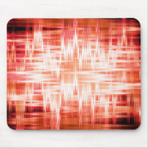 Red zigzag pattern mouse pad