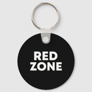 Red Zone Key Ring