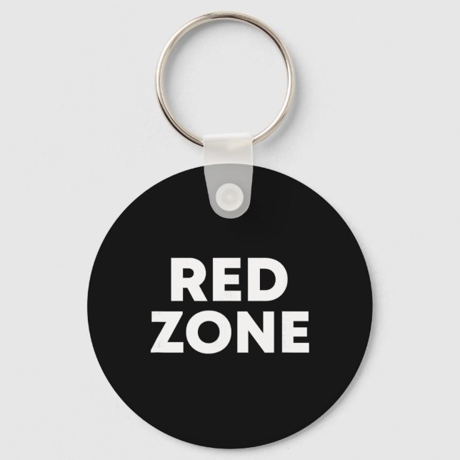 Red Zone  Key Ring (Front)