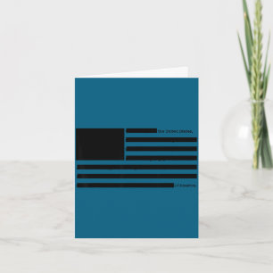Redacted american flag censored usa satire card