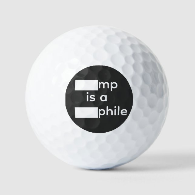 Redacted Golf Balls (Front)