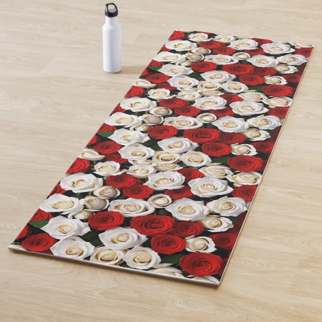 RedandWhiteRoses Yoga Mat (In Situ)