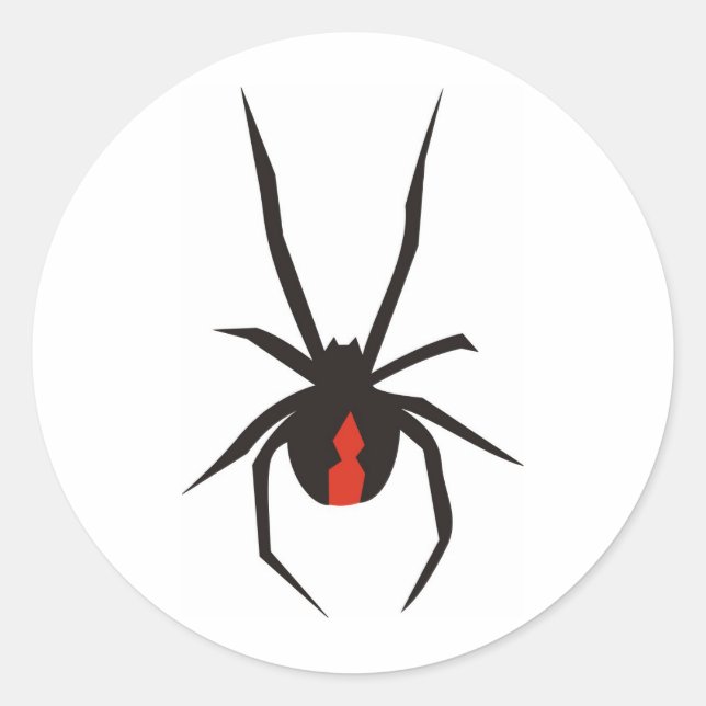 Redback Spider 2 Classic Round Sticker (Front)