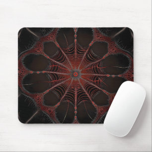 Redback Spider Fractal Art, Mouse Pad