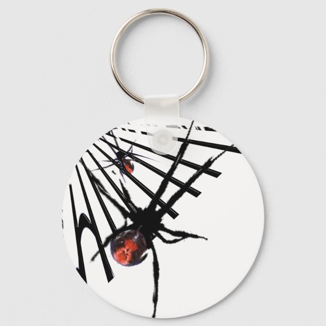Redback Spider Key Ring (Front)